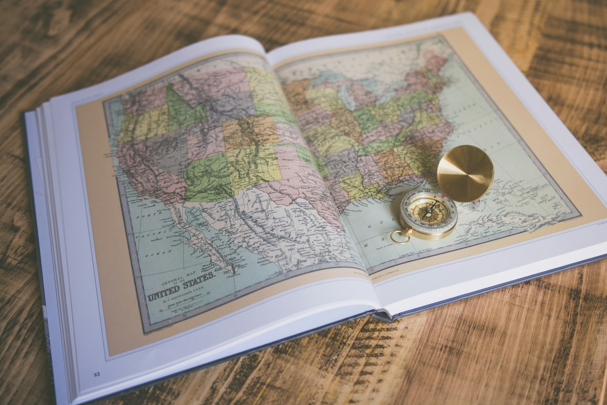 World map and suitcase